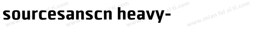sourcesanscn heavy字体转换